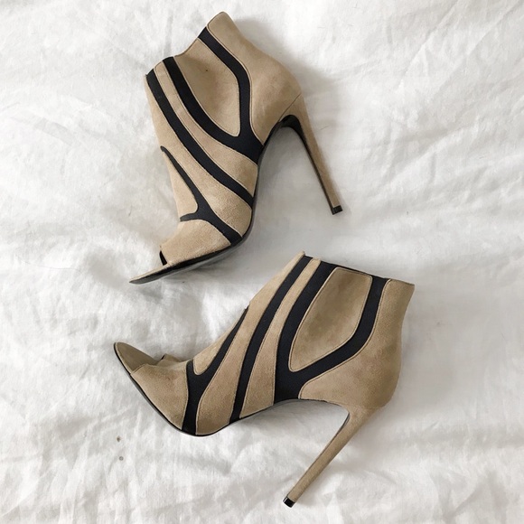 Balenciaga Shoes - Balenciaga Suede Stretch-Cut Out Bootie